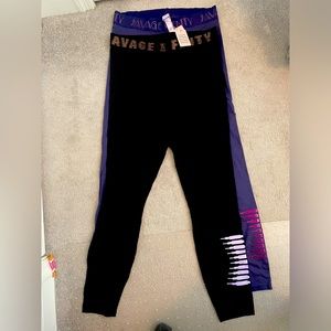 Two Savage X Fenty Jersey Leggings New with tags